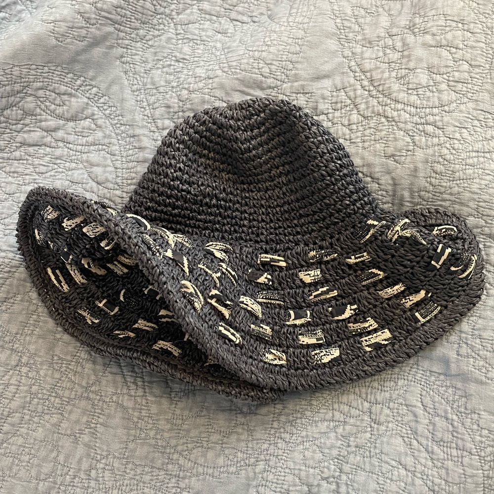Anthropologie straw sunhat beach hat - Picture 2 of 5